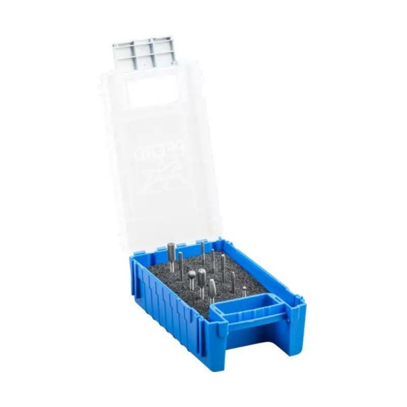 10-ies dalių kietmetalio frezų rinkinys PFERD Micro HM 1502, 3 mm 1