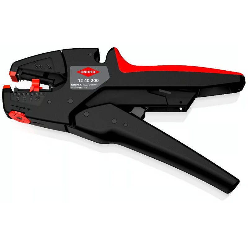 Automatinės laidų nuizoliavimo replės KNIPEX EvoStrip 1240200EAN 1