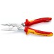Elektros instaliavimo replės su tvirtinimo tašku KNIPEX 1396200T 2
