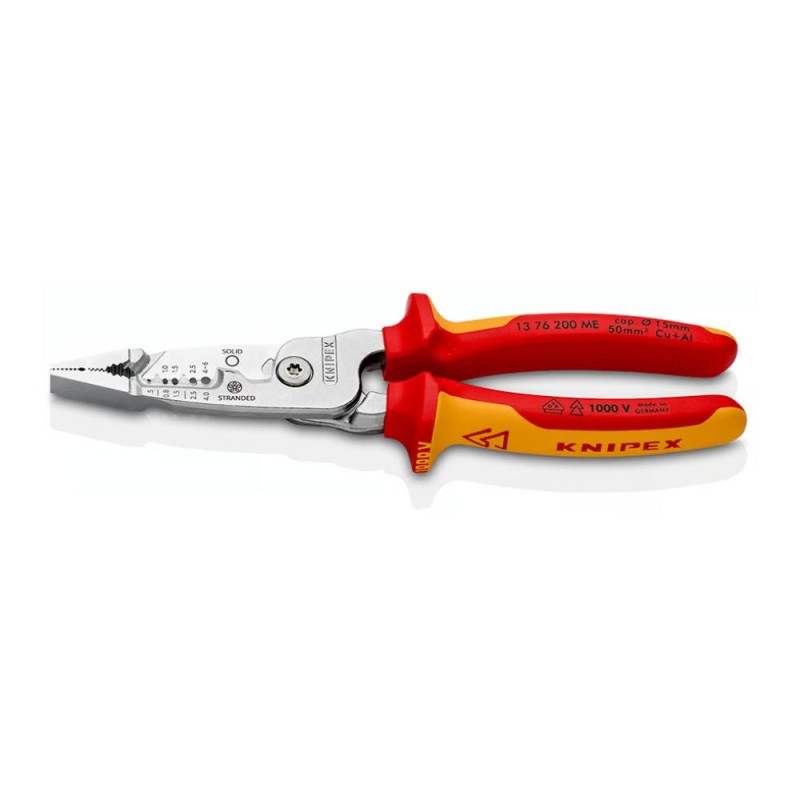 Laidų nuizoliavimo replės KNIPEX 1376200ME SB 1