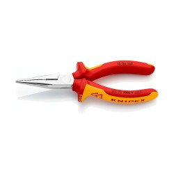 Replės prailgintomis smailiomis žiaunomis su tvirtinimo tašku KNIPEX 160mm 2506160T