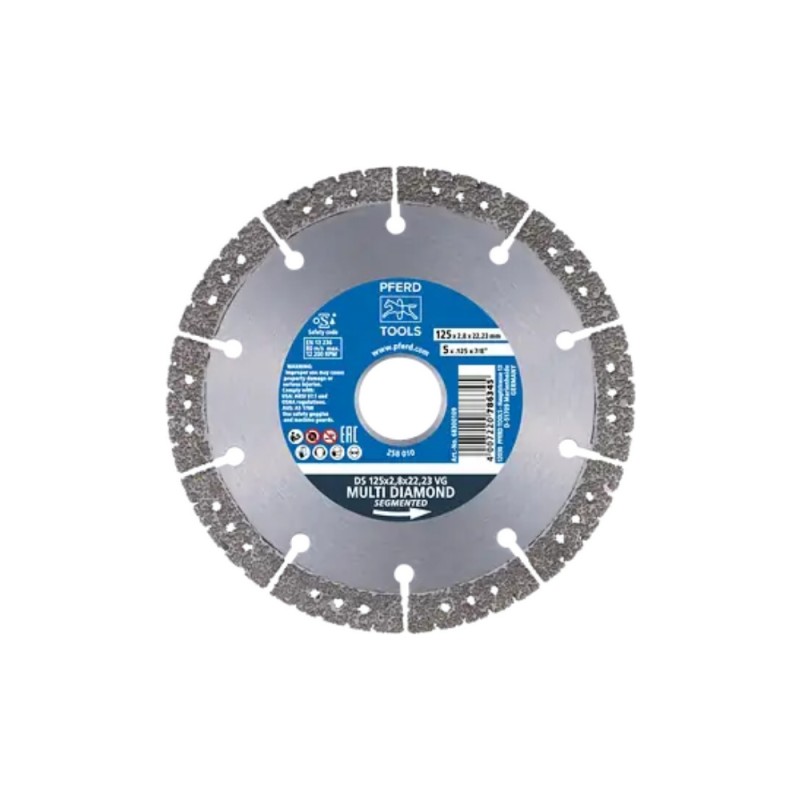 Deimantinis pjovimo diskas PFERD D1A1R 125x2,8x1,6x22,2mm D601VG 1