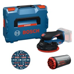 Akumuliatorinis ekscentrinis šlifuoklis BOSCH Expert EXEX 18V-150-5 Solo L