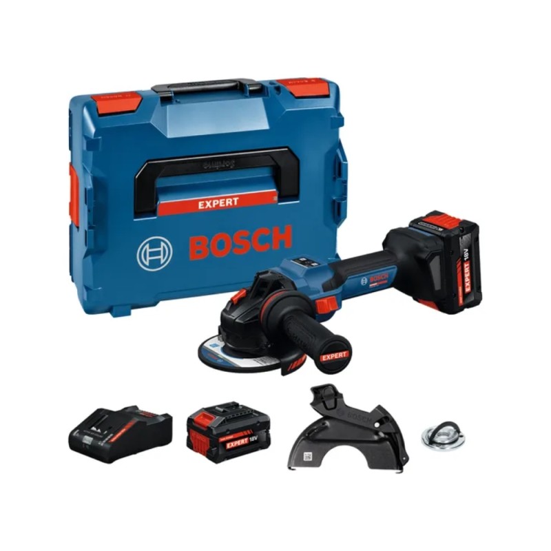 Akumuliatorinis kampinis šlifuoklis BOSCH Expert EXWS18V-15S 1 Akumuliatorinis kampinis šlifuoklis BOSCH Expert EXWS18V-15S 1