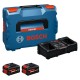 Akumuliatoriaus ir įkroviklio komplektas BOSCH Expert 2xEXBA18V-80, EXAL18V2-320 1