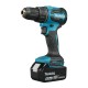 Akumuliatorinis smūginis gręžtuvas MAKITA DHP490RTJ 18V 5,0Ah 4
