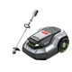 Belaidis vejos robotas EGO Power + AURA-R2 RMR6000 su priedais 1