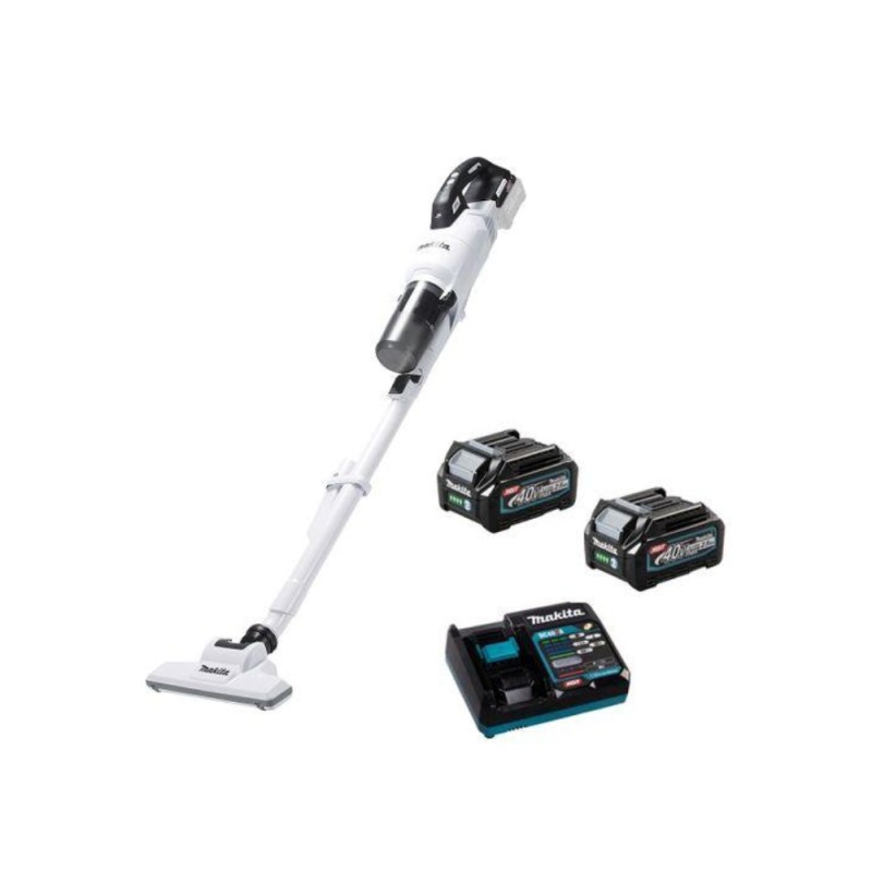 Akumuliatorinis dulkių siurblys MAKITA CL003GD203 MAX 40V XGT, baltas 1