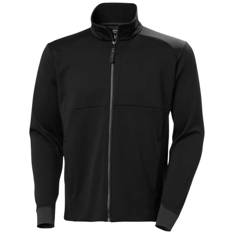 Džemperis su užtrauktuku HELLY HANSEN Tech Midlayer, juodas 1 Džemperis su užtrauktuku HELLY HANSEN Tech Midlayer, juodas 1
