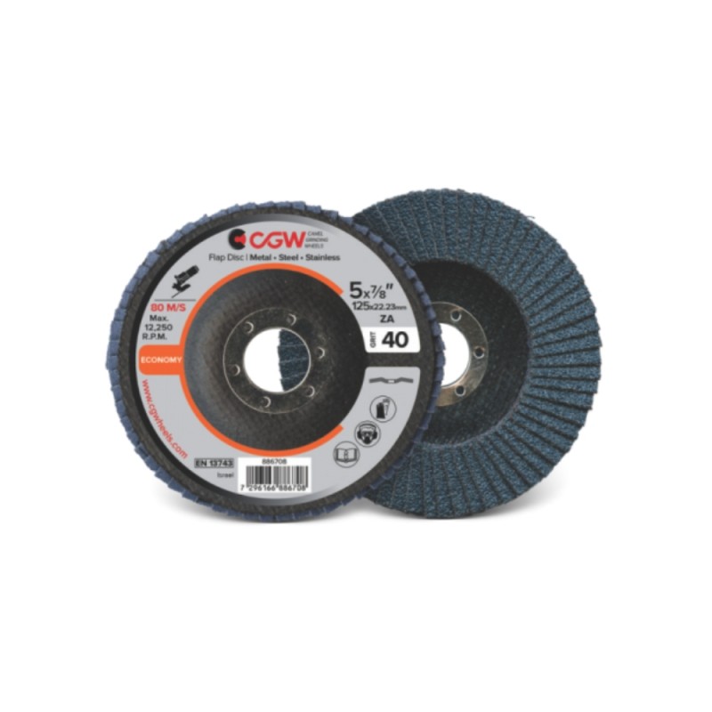 Lapelinis šlifavimo diskas CGW T27 ECO 115x22,23 ZA 60 1