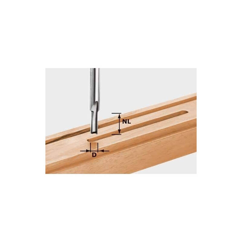 Freza briaunoms FESTOOL HW S8 D7/17, kotelis 8mm 1 Freza briaunoms FESTOOL HW S8 D7/17, kotelis 8mm 1