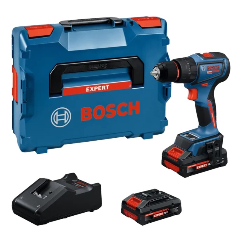Akumuliatorinis smūginis suktuvas/gręžtuvas BOSCH Expert EXSB 18V-90 2xEXBA18V-40, GAL 18V-40 1 Akumuliatorinis smūginis suktuvas/gręžtuvas BOSCH Expert EXSB 18V-90 2xEXBA18V-40, GAL 18V-40 1