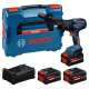Akumuliatorinis smūginis suktuvas/gręžtuvas BOSCH Expert EXSB 18V-150 2x8,0Ah, 5,5Ah LB 1