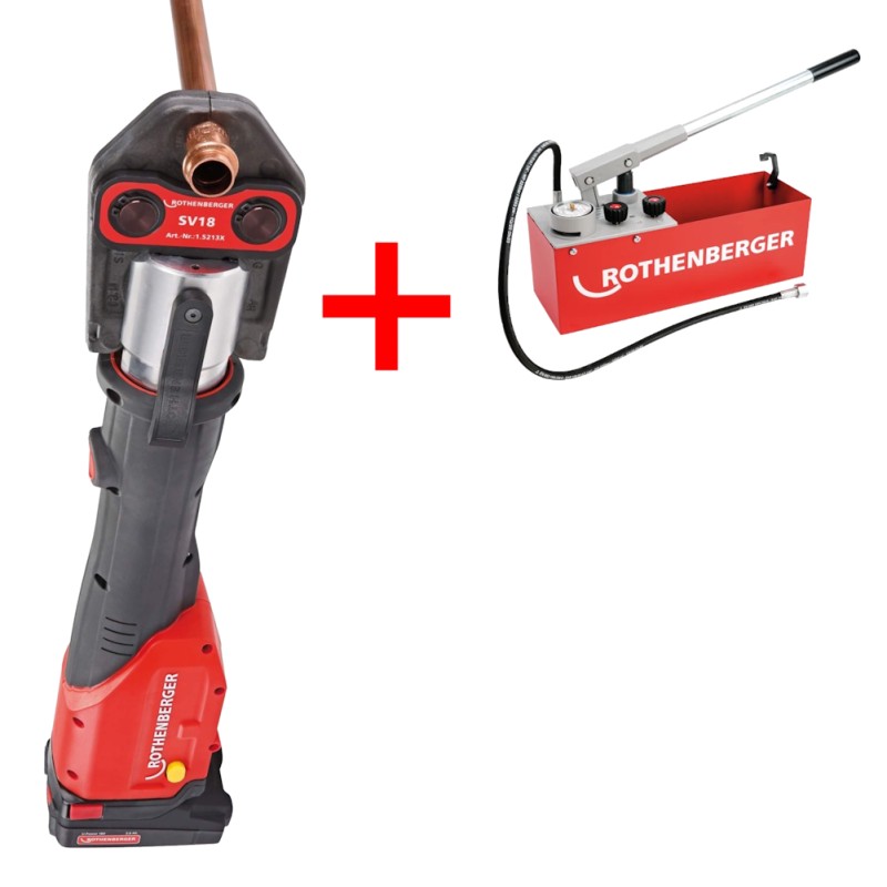 Akumuliatorinis presas ROTHENBERGER Romax 4000 Set M15-22-28mm 1