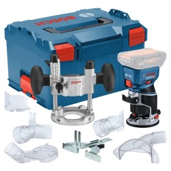Akumuliatorinis frezeris BOSCH GKF 18V-8 Kit Solo LB