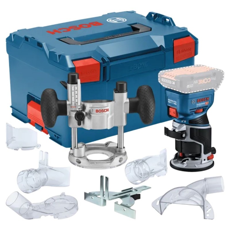 Akumuliatorinis frezeris BOSCH GKF 18V-8 Kit Solo LB 1