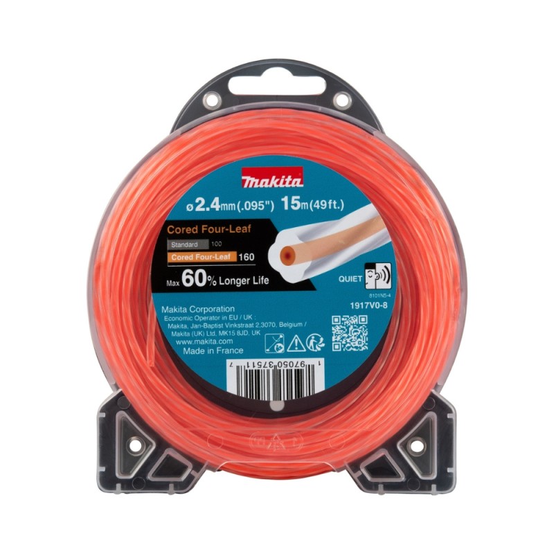 Spiralinis nailoninis valas MAKITA 2,4mmx15m 1