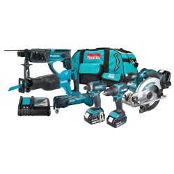 Akumuliatorinių įrankių rinkinys MAKITA DLX6135TX1