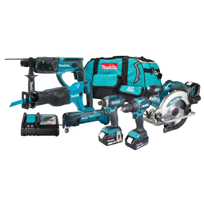 Akumuliatorinių įrankių rinkinys MAKITA DLX6135TX1 1