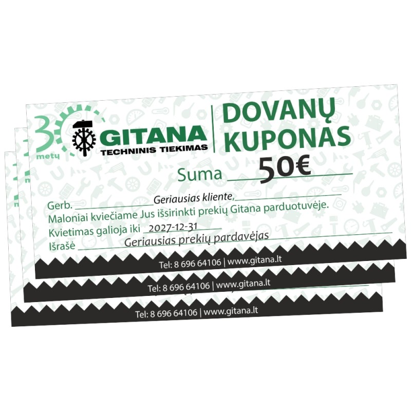 Dovanų kuponas 1