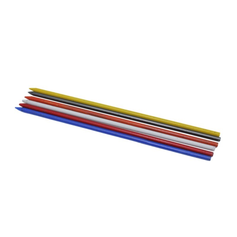 Grafitinės šerdys spalvotos EDMA Edmarker 2,8mm, 6vnt. 1 Grafitinės šerdys spalvotos EDMA Edmarker 2,8mm, 6vnt. 1