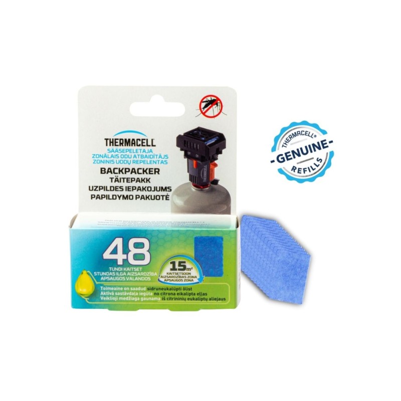 Repelento nuo uodų papildymas MRBP įrenginiui THERMACELL Citriodiol 1 Repelento nuo uodų papildymas MRBP įrenginiui THERMACELL Citriodiol 1