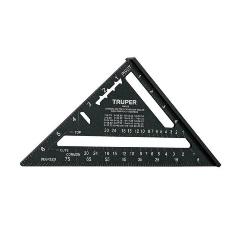 Aliuminio dailidės kampainis TRUPER 177mm 1 Aliuminio dailidės kampainis TRUPER 177mm 1