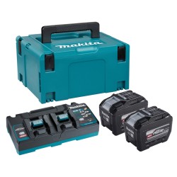 Akumuliatorių ir įkroviklio komplektas MAKITA 40V MAX XGT 2x8,0Ah