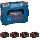 Akumuliatoriai BOSCH Expert 4xEXBA18V-55 LB 1 Akumuliatoriai BOSCH Expert 4xEXBA18V-55 LB 1