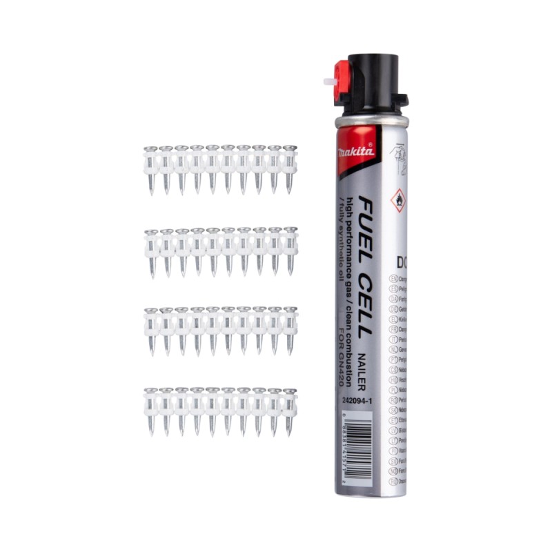 Vinys betonui MAKITA Premium 3,1x22mm, 1000vnt. su priedu 1 Vinys betonui MAKITA Premium 3,1x22mm, 1000vnt. su priedu 1