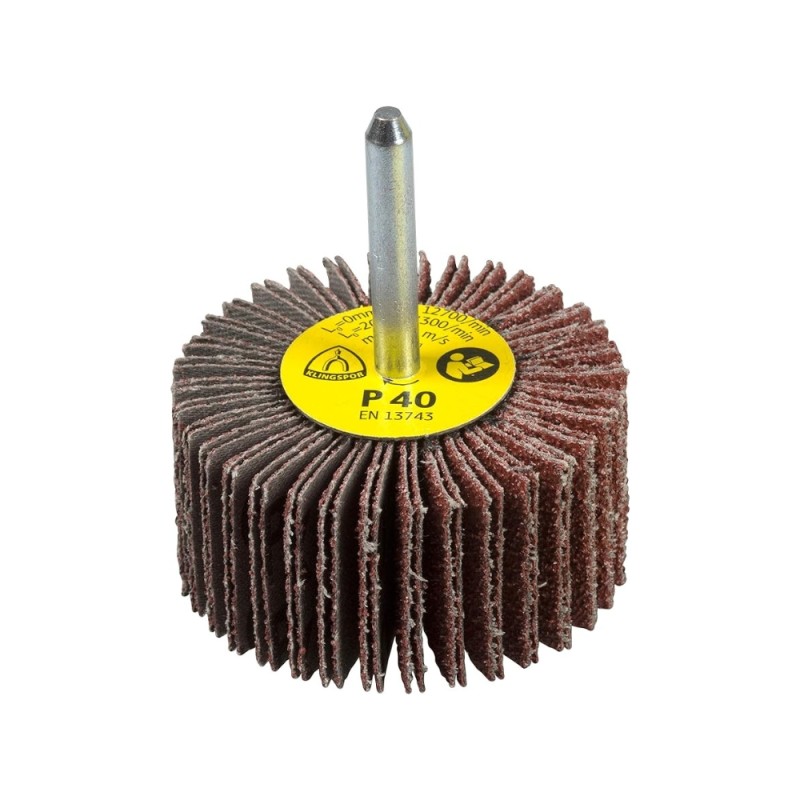 Šlifavimo ritinėlis KLINGSPOR KM 613 P40 30x10x6mm 1 Šlifavimo ritinėlis KLINGSPOR KM 613 P40 30x10x6mm 1