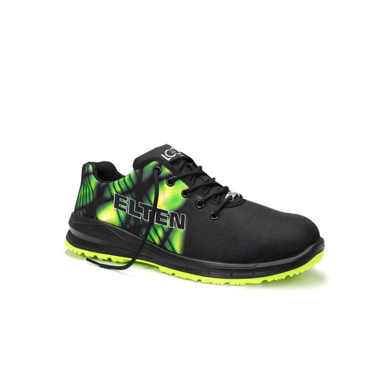 Batai ELTEN Mattis XXSPORTS green Low ESD S1P, juodi/žali, 42 1