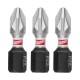 Smūginis sukimo antgalis MILWAUKEE PZ2 25mm, 3vnt. 1 Smūginis sukimo antgalis MILWAUKEE PZ2 25mm, 3vnt. 1