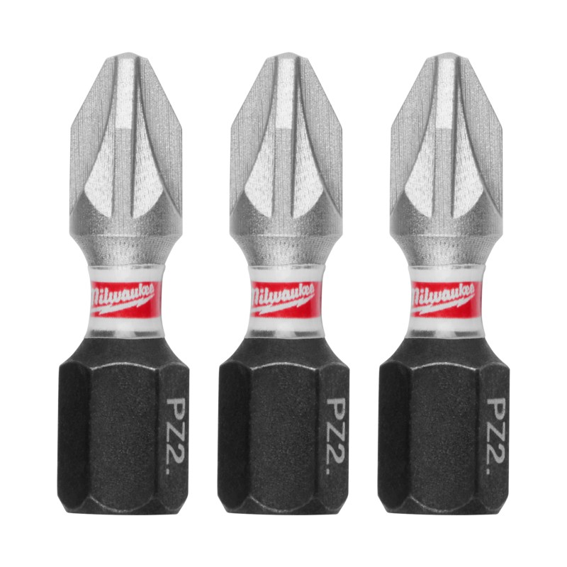 Smūginis sukimo antgalis MILWAUKEE PZ2 25mm, 3vnt. 1 Smūginis sukimo antgalis MILWAUKEE PZ2 25mm, 3vnt. 1