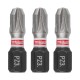 Smūginis sukimo antgalis MILWAUKEE PZ3 25mm, 3vnt. 1 Smūginis sukimo antgalis MILWAUKEE PZ3 25mm, 3vnt. 1