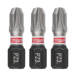 Smūginis sukimo antgalis MILWAUKEE PZ3 25mm, 3vnt.