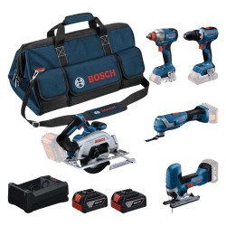 Akumuliatorinių įrankių rinkinys BOSCH 18V