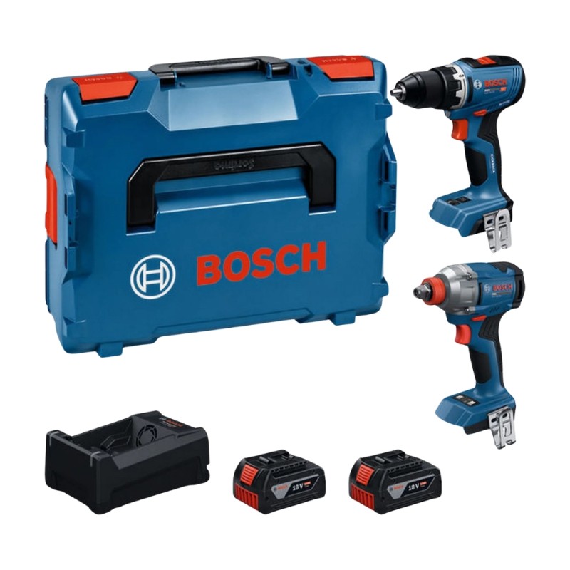 Akumuliatorinių įrankių rinkinys BOSCH 18V lagamine 1
