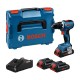 Akumuliatorinis gręžtuvas-suktuvas BOSCH GSR 18V-65 3×4,0 Ah GAL 18V-40 LB 1 Akumuliatorinis gręžtuvas-suktuvas BOSCH GSR 18V-65 3×4,0 Ah GAL 18V-40 LB 1