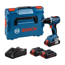 Akumuliatorinis gręžtuvas-suktuvas BOSCH GSR 18V-65 3×4,0 Ah GAL 18V-40 LB