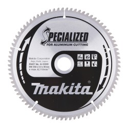 Pjovimo diskas aliuminiui MAKITA 250x30x2,4mm 80T -5°