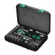 42 dalių terkšlės, galvučių ir antgalių rinkinys WERA 8100 SA 2 Zyklop Speed 1/4″ 1