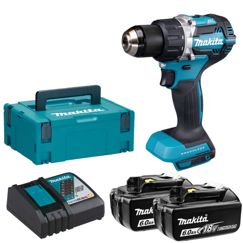 Akumuliatorinis gręžtuvas MAKITA DDF484RGJ 1 Akumuliatorinis gręžtuvas MAKITA DDF484RGJ 1