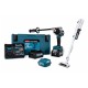 Akumuliatorinio gręžtuvo, dulkių siurblio ir USB įkrovimo adapterio rinkinys MAKITA DF001+ 1