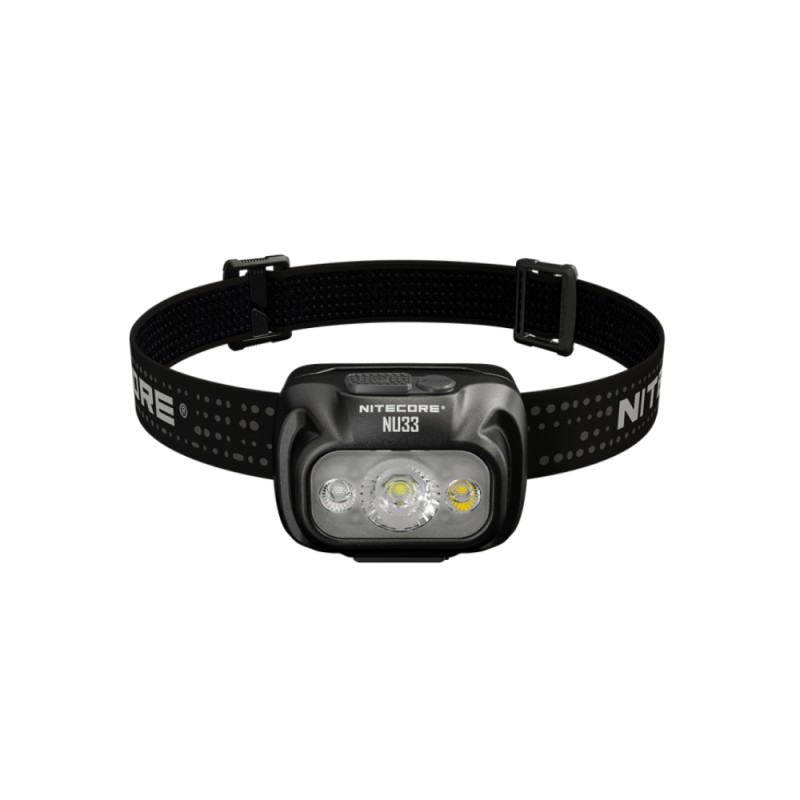 Įkraunamas LED galvos prožektorius NITECORE NU33 1 Įkraunamas LED galvos prožektorius NITECORE NU33 1