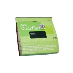 Pleistrai PLUM QuickFix Black, 45 vnt.