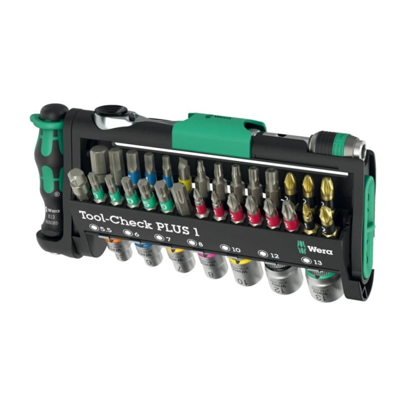 39-ių dalių įrankių rinkinys WERA Tool-Check PLUS 1 1 39-ių dalių įrankių rinkinys WERA Tool-Check PLUS 1 1