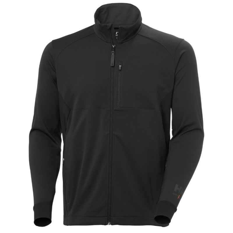 Džemperis su užtrauktuku HELLY HANSEN Tech Active Midlayer, juodas 1 Džemperis su užtrauktuku HELLY HANSEN Tech Active Midlayer, juodas 1