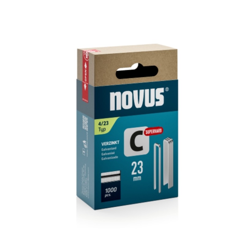 Siauros kabės NOVUS C 4/23, 1000vnt. 1