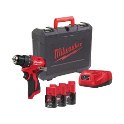 Akumuliatorinis gręžtuvas MILWAUKEE M12 BLDDRC-203C